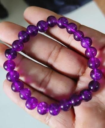 🔥Stretchable Handmade Natural Crystal Stone Bracelet(Pack Of 2)🔥