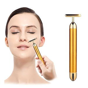 🔥24K Gold Energy Beauty Bar Electric Facial Massage Roller🔥
