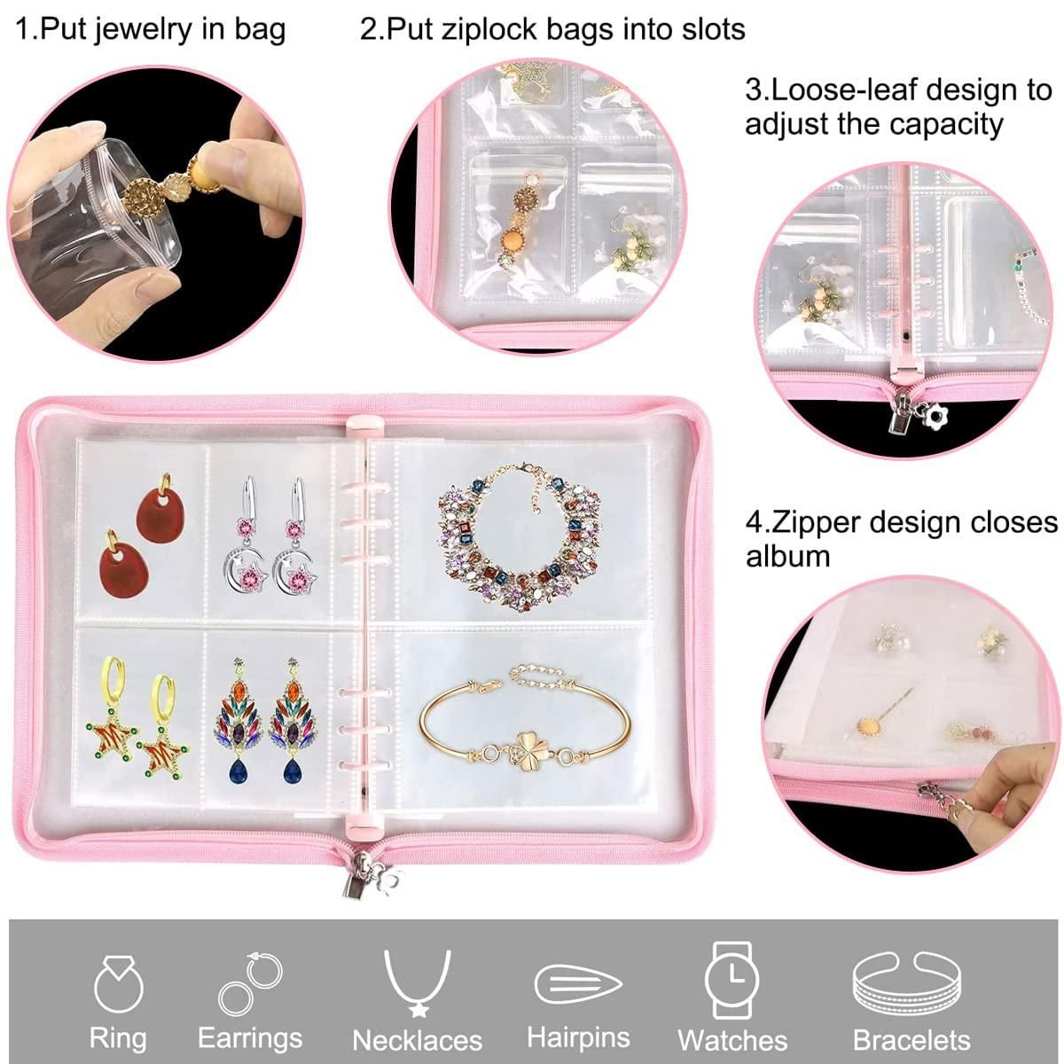 Foldable Portable Travel Jewelry Bag