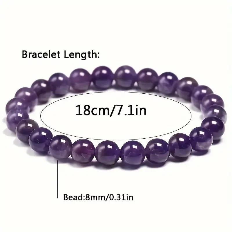 🔥Stretchable Handmade Natural Crystal Stone Bracelet(Pack Of 2)🔥