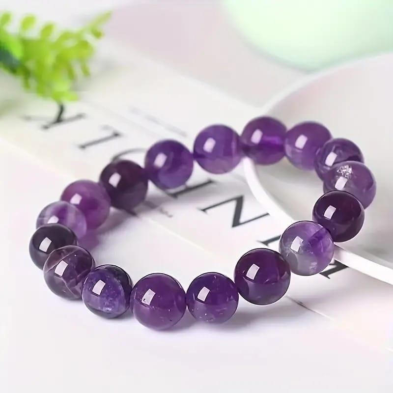 🔥Stretchable Handmade Natural Crystal Stone Bracelet(Pack Of 2)🔥
