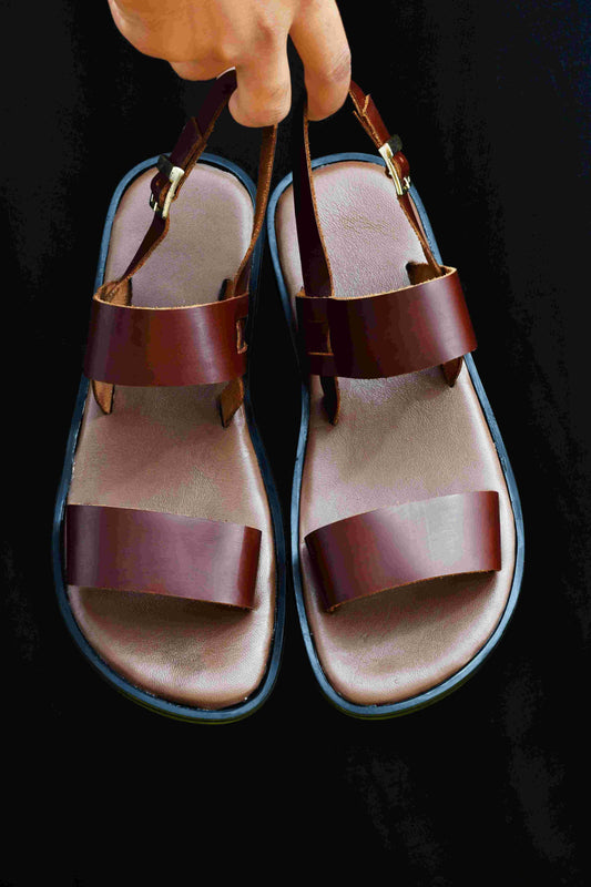 AM PM Men's Daily wear Leather Sandals