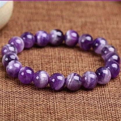 🔥Stretchable Handmade Natural Crystal Stone Bracelet(Pack Of 2)🔥